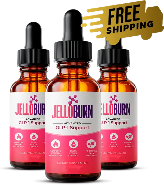 Jello Burn dropper bottles